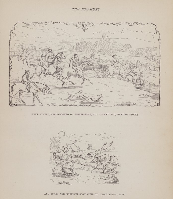 Side fra The American Tour of Mrs Brown, Jones and Robinson (gravering) av Richard Doyle