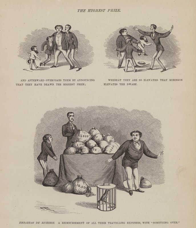 Side fra The American Tour of Mrs Brown, Jones and Robinson (gravering) av Richard Doyle