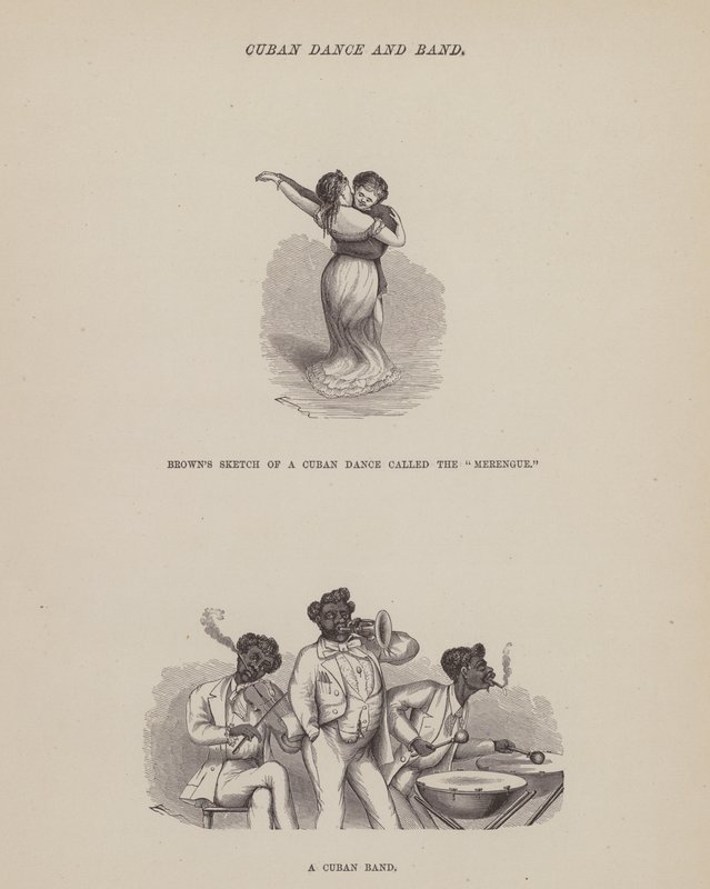 Side fra The American Tour of Mrs Brown, Jones and Robinson (gravering) av Richard Doyle