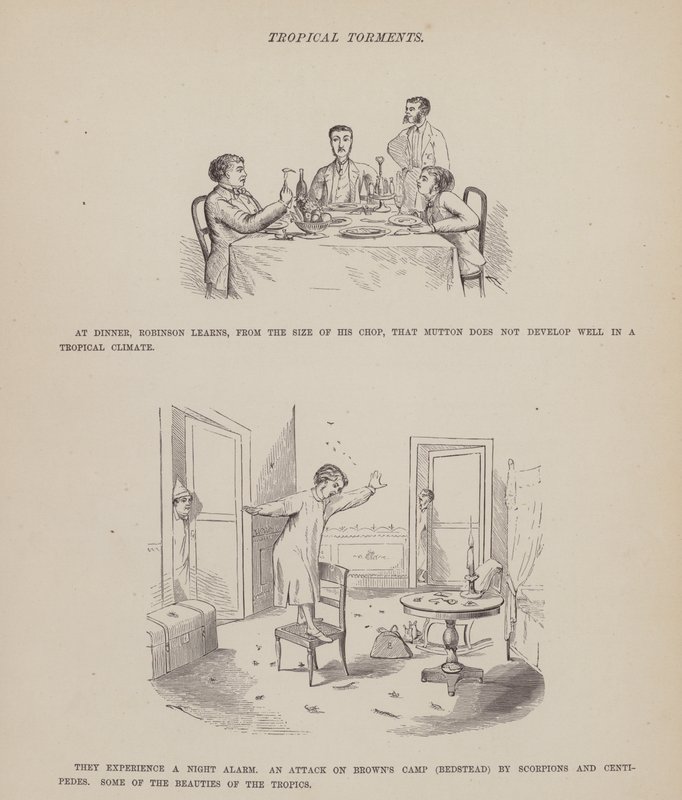 Side fra The American Tour of Mrs Brown, Jones and Robinson (gravering) av Richard Doyle
