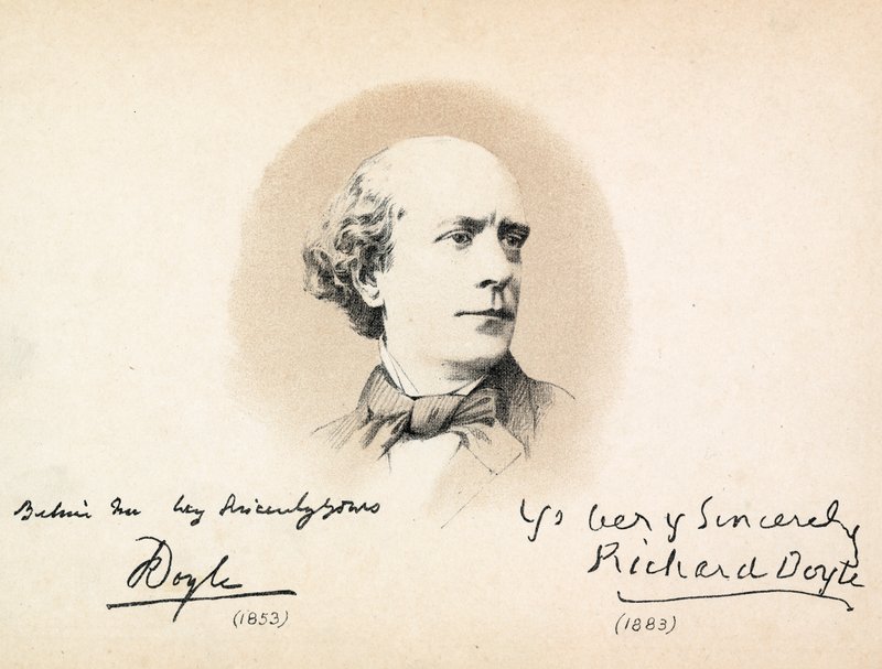 Portrett av Richard Doyle av Richard Doyle