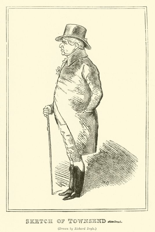 Skisse av Townsend (gravering) av Richard Doyle
