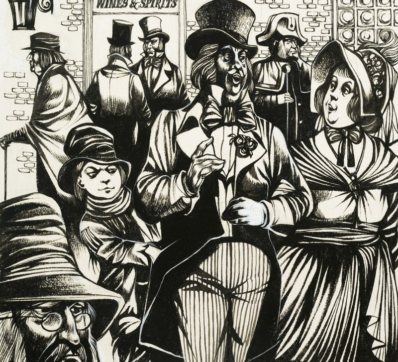 Barn som Dickens#39; Oliver Twist lærte å lommetyve av Richard Hook