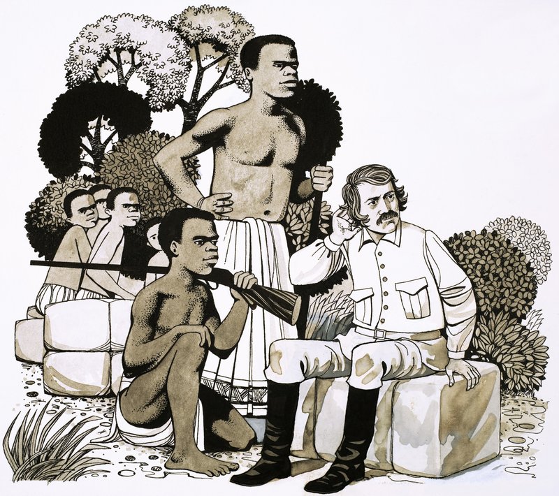 David Livingstone, oppdageren som oppdaget Victoriafallene av Richard Hook
