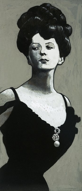 «Gibson Girls», levendegjort for scenen av skuespillerinnen Camille Clifford av Richard Hook