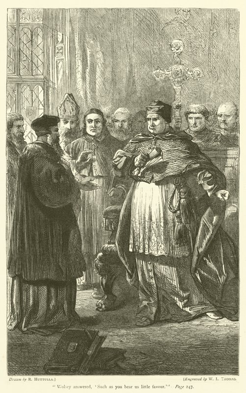 Wolsey svarte: Slike som du gir oss liten tjeneste av Richard Huttula