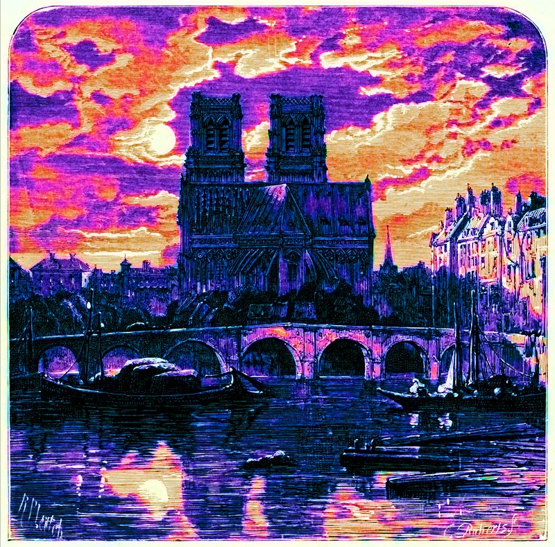 Cathedral of Notre Dame, illustrasjon fra 