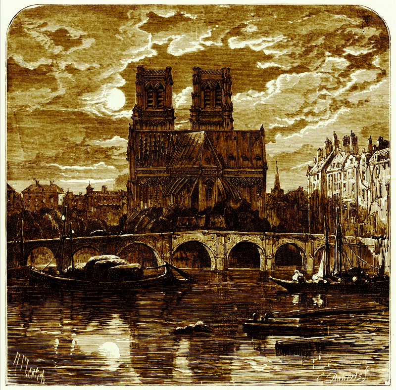 Cathedral of Notre Dame, illustrasjon fra 
