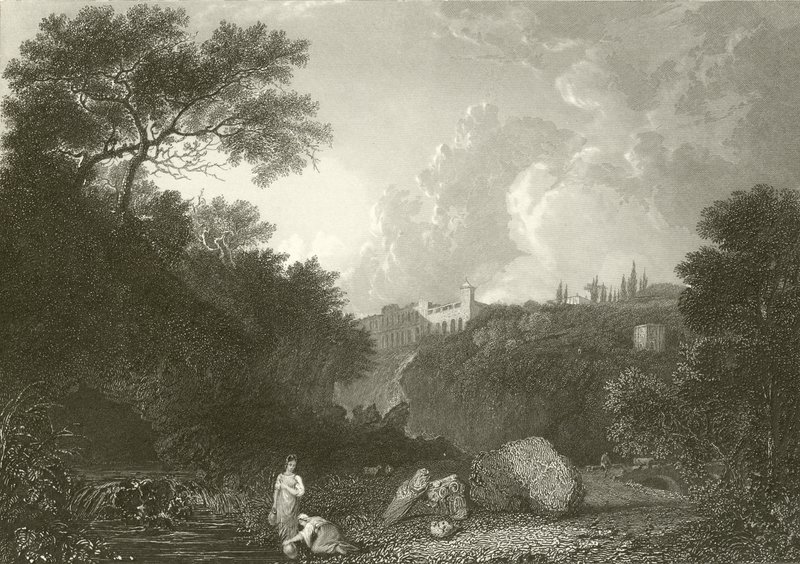 Maecenas Villa i Tivoli av Richard Wilson