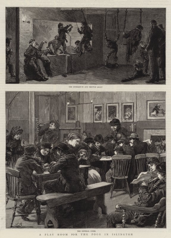Et lekerom for de fattige i Islington av Robert Barnes