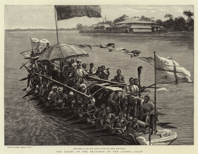 The Rising of the Brassmen på Guineakysten av Robert Barnes