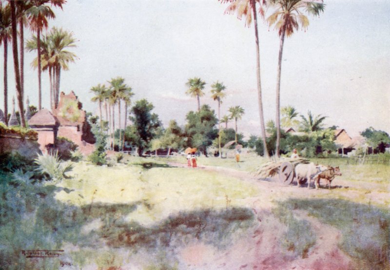 En gate i Taungdwingyi av Robert George Talbot Kelly