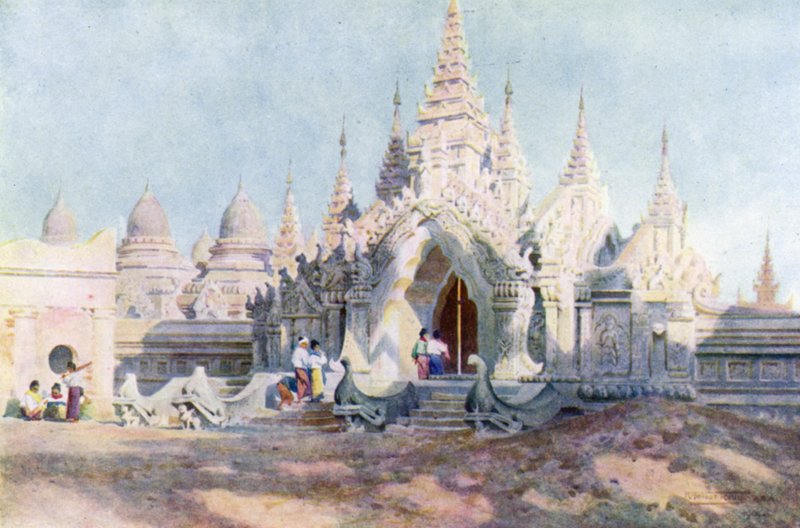 Inngang til Kuthodau, Mandalay av Robert George Talbot Kelly