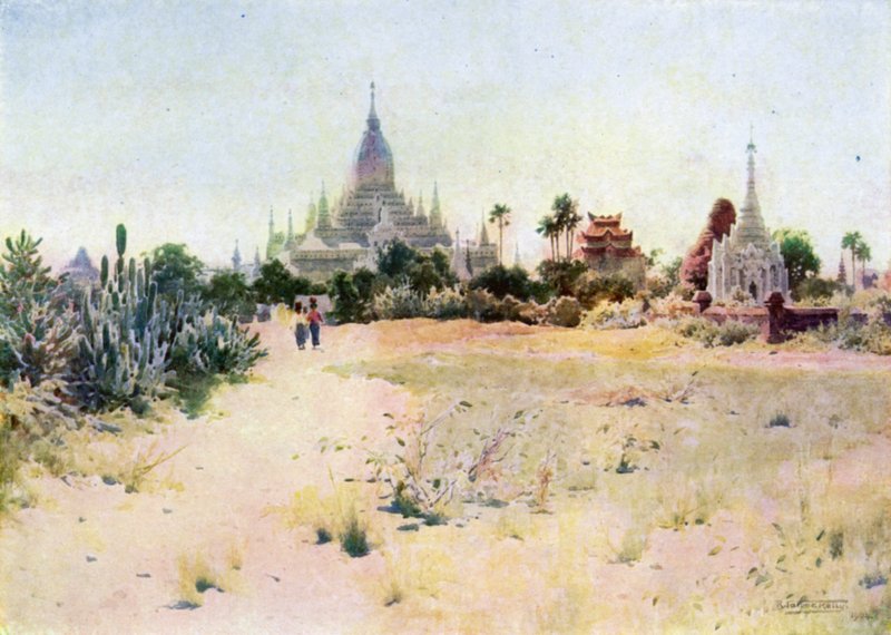 Ananda-tempelet, hedensk av Robert George Talbot Kelly