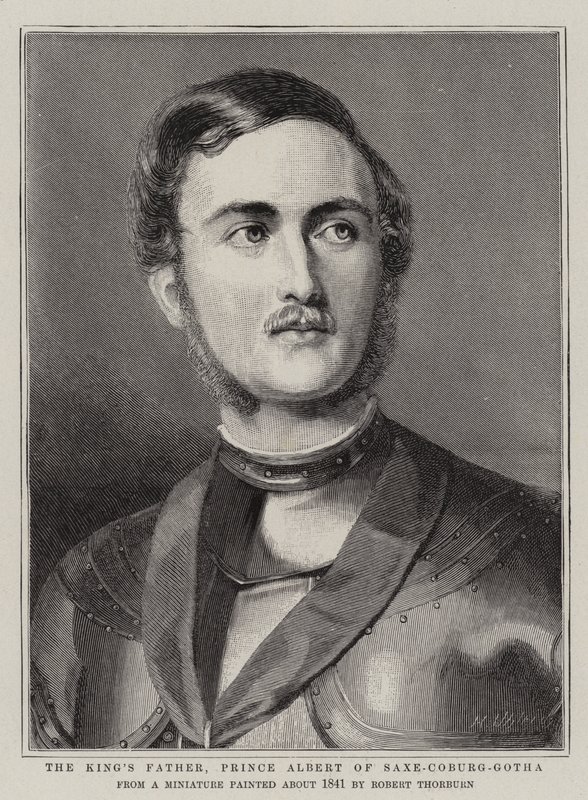 Kongens far, prins Albert av Saxe-Coburg-Gotha av Robert Thorburn