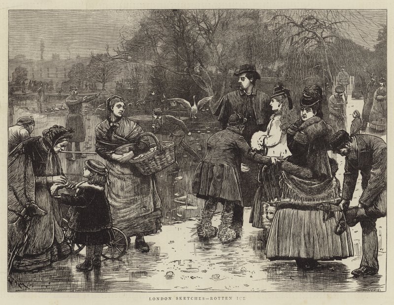 London Sketches, Rotten Ice av Robert Walker Macbeth