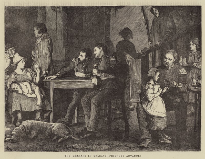Tyskerne i Orleans, Friendly Advances av Robert Walker Macbeth
