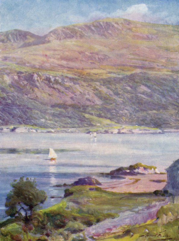 Sunny Afternoon, Cardigan Bay (farge litho) av Robert (after) Fowler