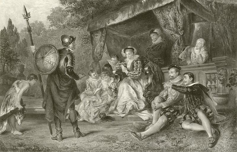 De ni verdige av Robert Alexander Hillingford