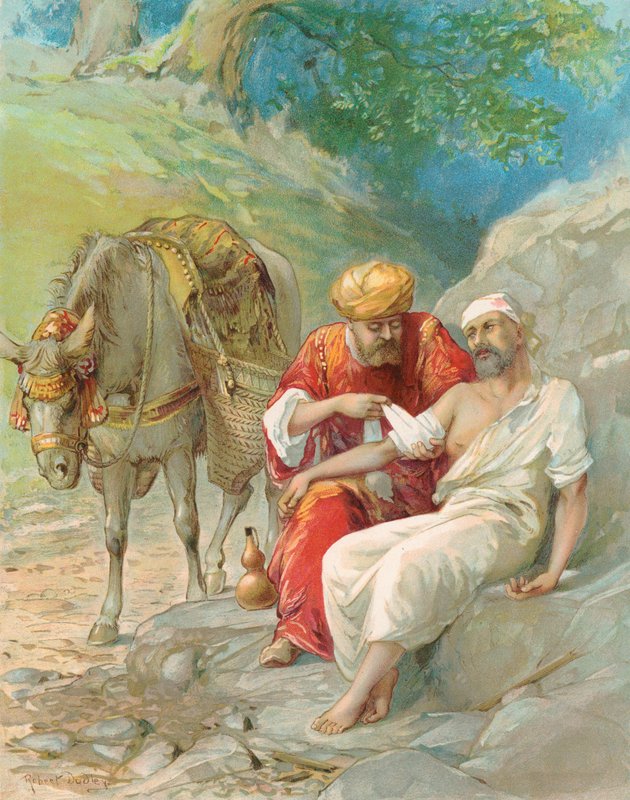 Den barmhjertige samaritan av Robert Ambrose Dudley