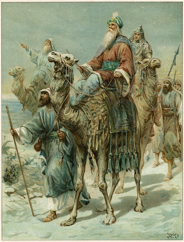 De vise menn søker Jesus av Robert Ambrose Dudley