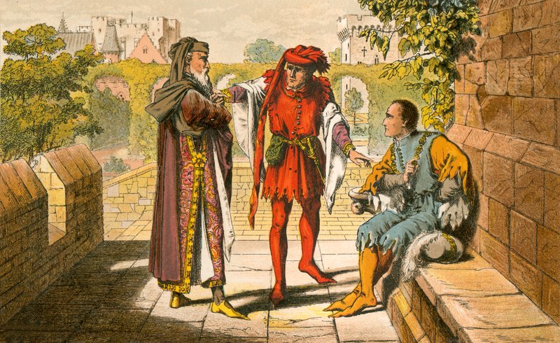 Warwick. "Vær de første som skal hilse vår rettmessige suveren" av Robert Ambrose Dudley