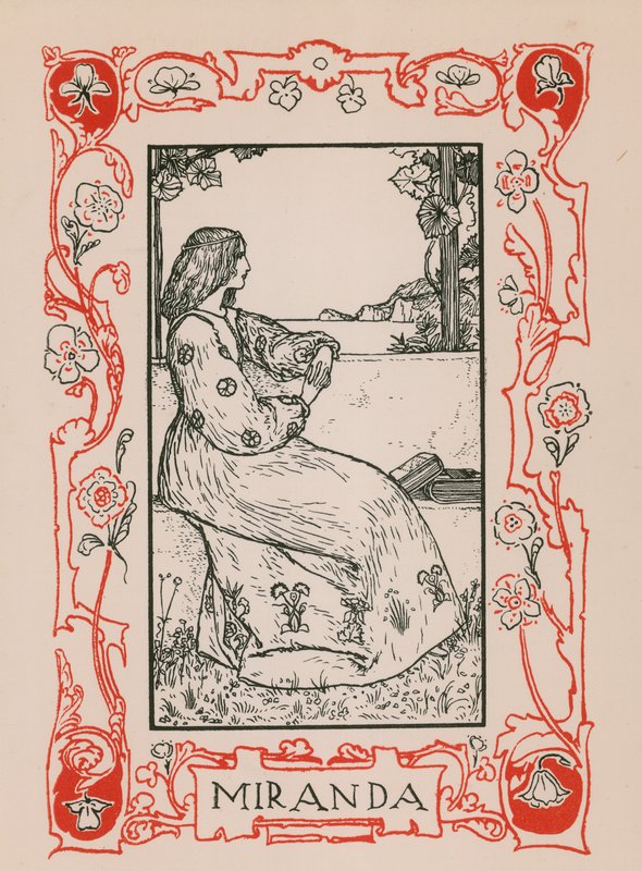 Miranda, stormen av Robert Anning Bell