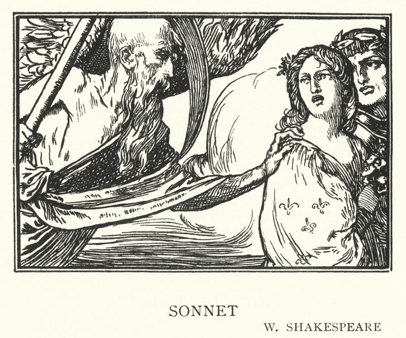 Sonett (litho) av Robert Anning Bell