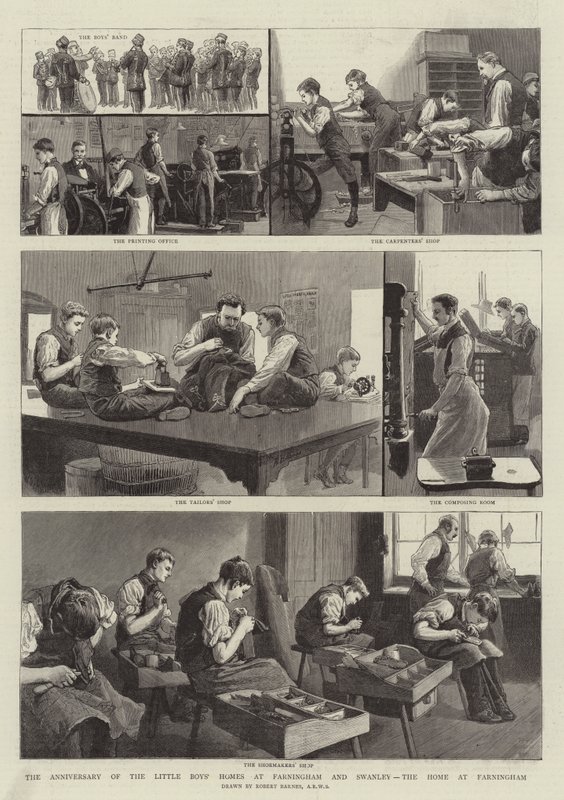 Jubileet for småguttenes hjem i Farningham og Swanley, hjemmet i Farningham av Robert Barnes