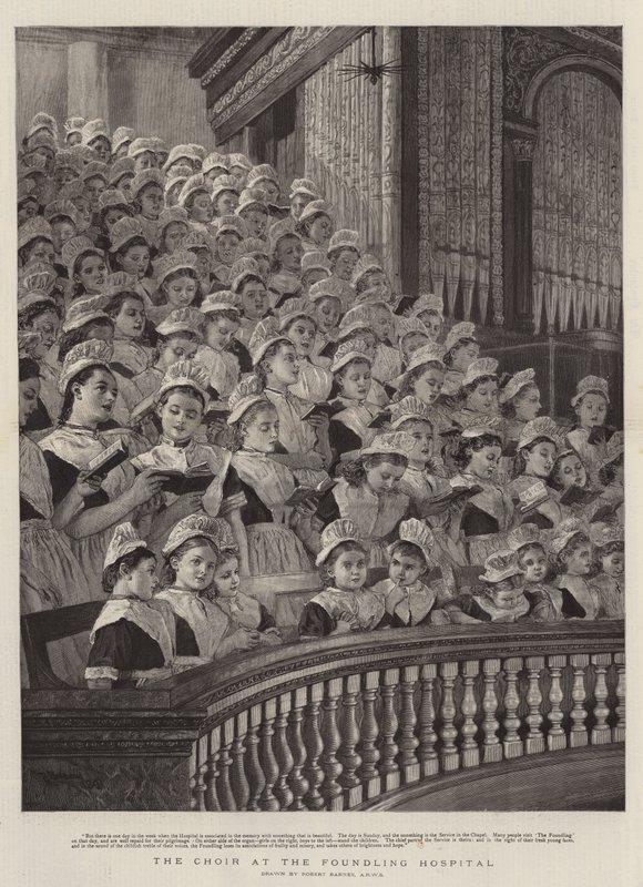 Koret på Foundling Hospital av Robert Barnes