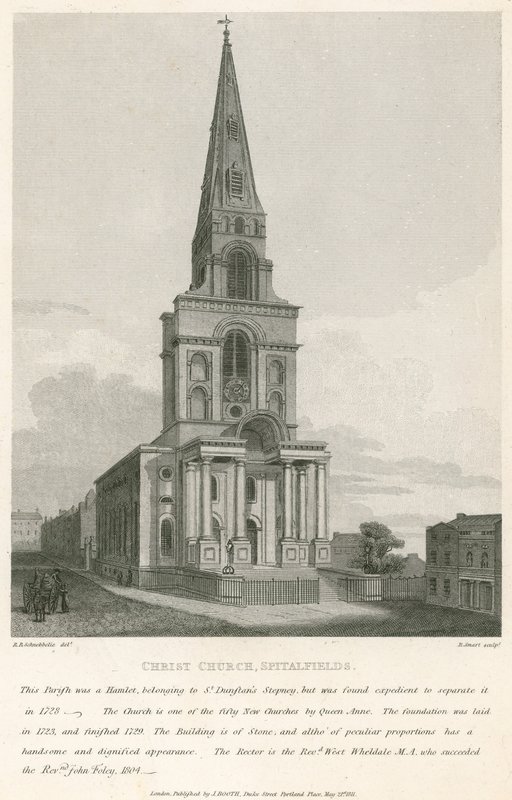 Christ Church, Spitalfields, London av Robert Blemell Schnebbelie