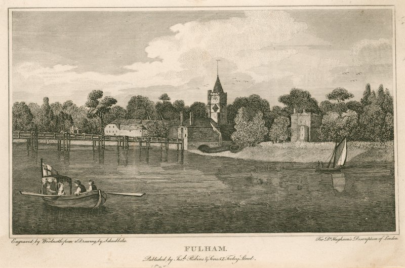 Fulham kirke, London av Robert Blemell Schnebbelie