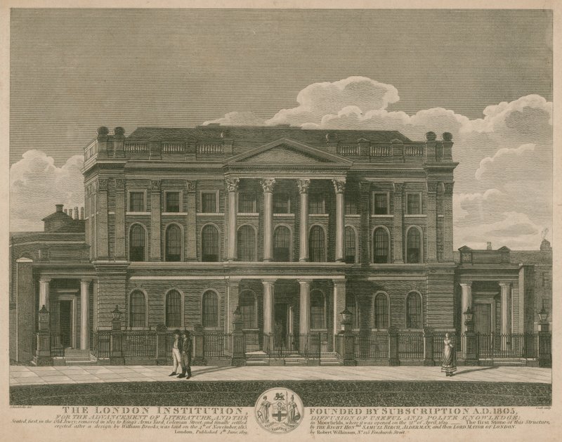 London Institution for the Advancement of Literature and the Spredning av nyttig og høflig kunnskap av Robert Blemell Schnebbelie