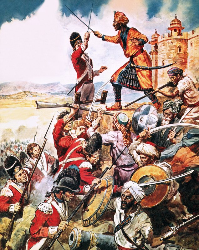 Hvordan Arthur Wellesley, den første hertugen av Wellington, beseiret sultanen av Mysore av Robert Brook