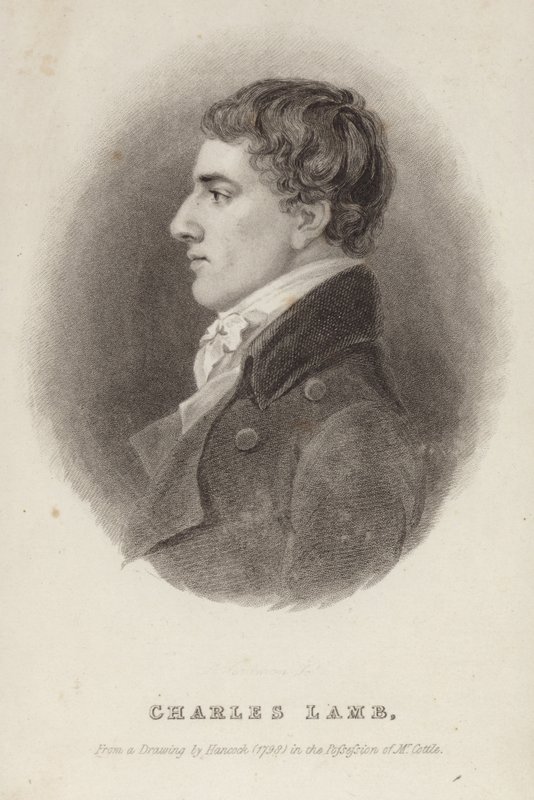 Portrett av Charles Lamb av Robert Hancock