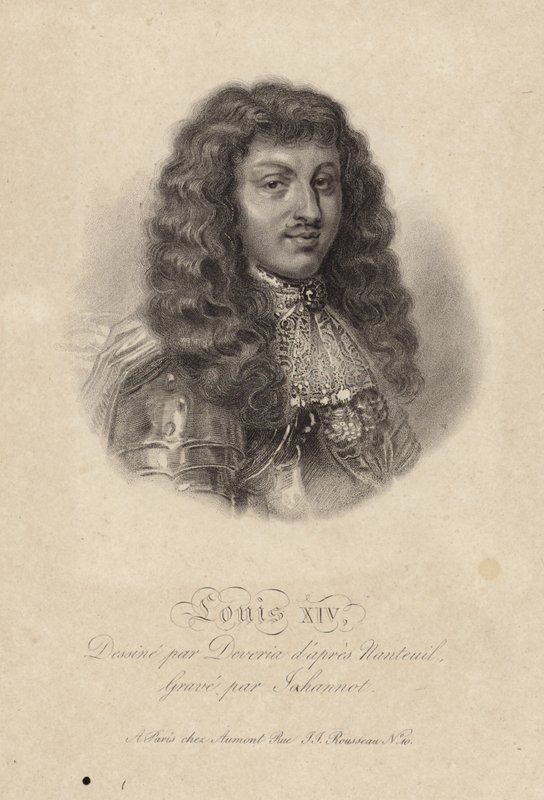 Portrett av kong Ludvig XIV av Robert Nanteuil