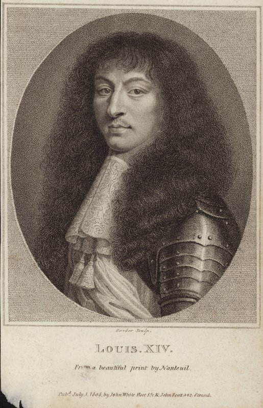 Portrett av kong Louis XIV av Frankrike av Robert Nanteuil