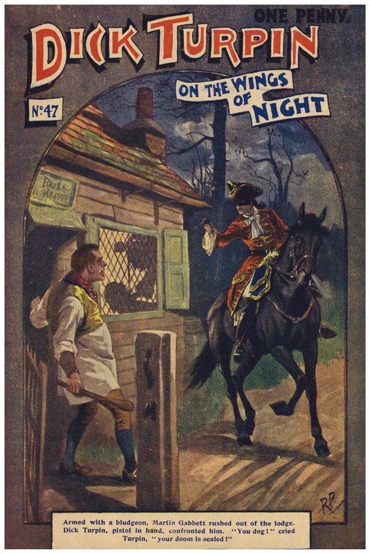 Dick Turpin (farge litho) av Robert Prowse Jnr
