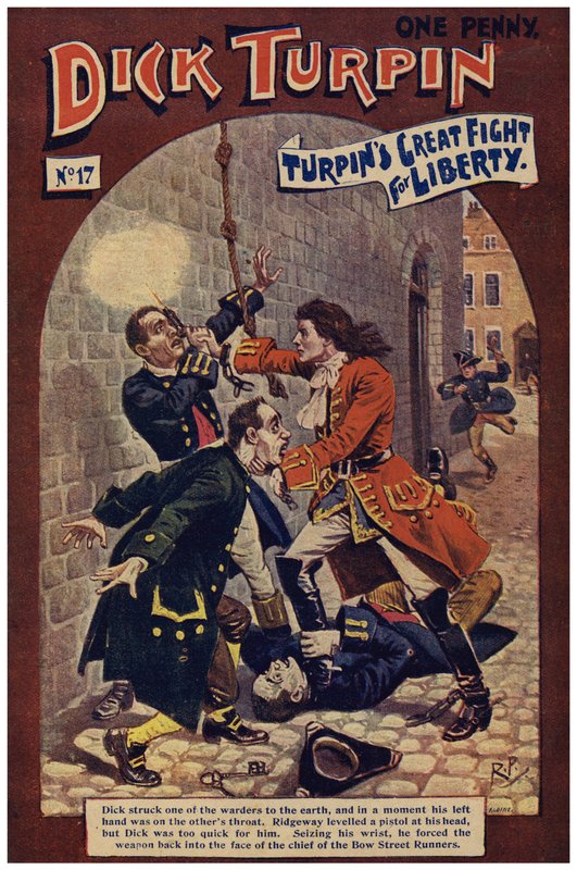 Dick Turpin (farge litho) av Robert Prowse Jnr
