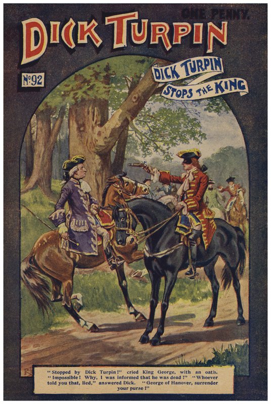 Dick Turpin (farge litho) av Robert Prowse Jnr