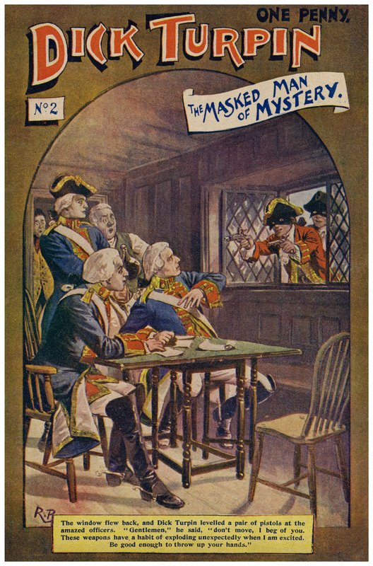 Dick Turpin (farge litho) av Robert Prowse Jnr