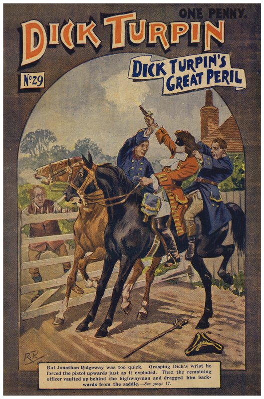 Dick Turpin (farge litho) av Robert Prowse Jnr