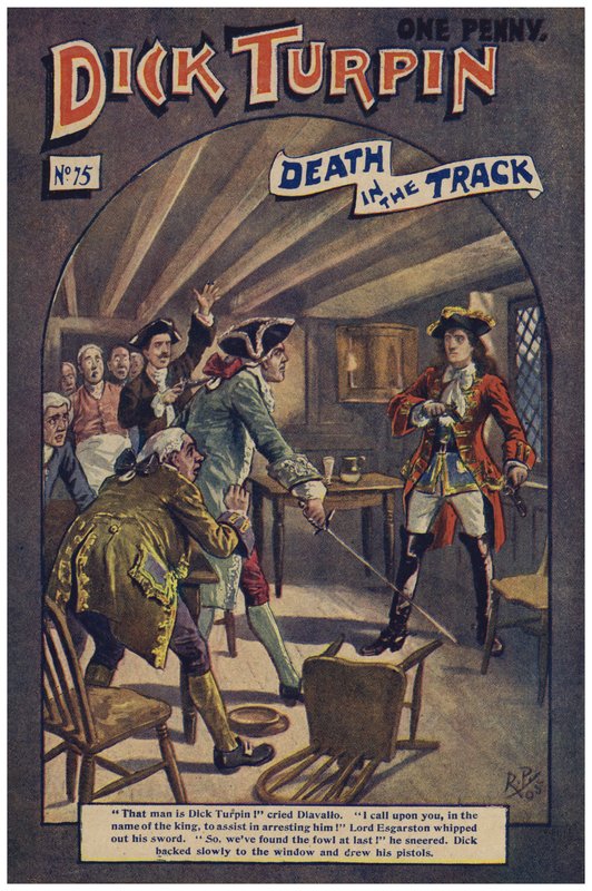 Dick Turpin (farge litho) av Robert Prowse Jnr