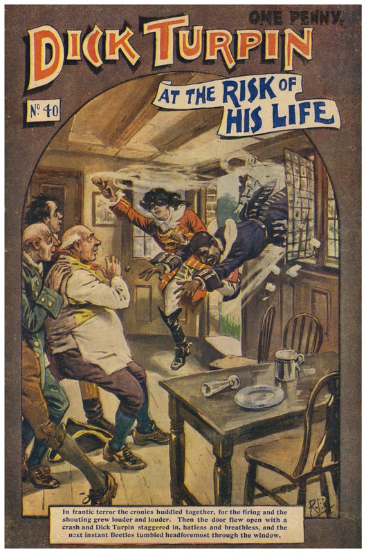 Dick Turpin (farge litho) av Robert Prowse Jnr