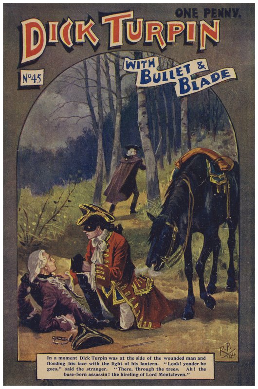 Dick Turpin (farge litho) av Robert Prowse Jnr