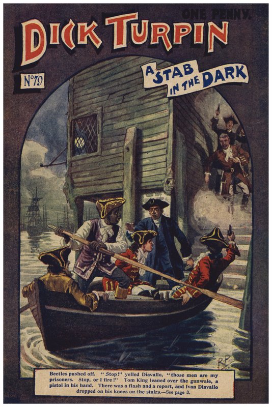 Dick Turpin (farge litho) av Robert Prowse Jnr