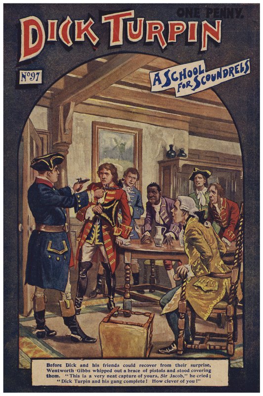 Dick Turpin (farge litho) av Robert Prowse Jnr