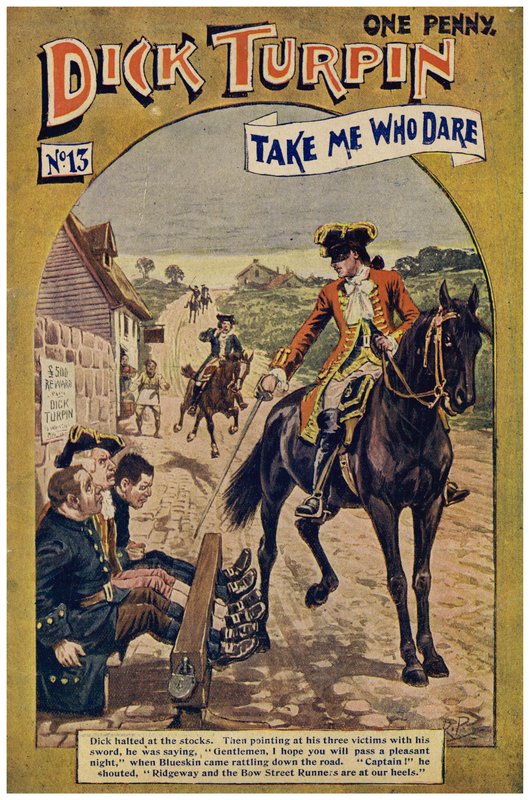 Dick Turpin (farge litho) av Robert Prowse Jnr