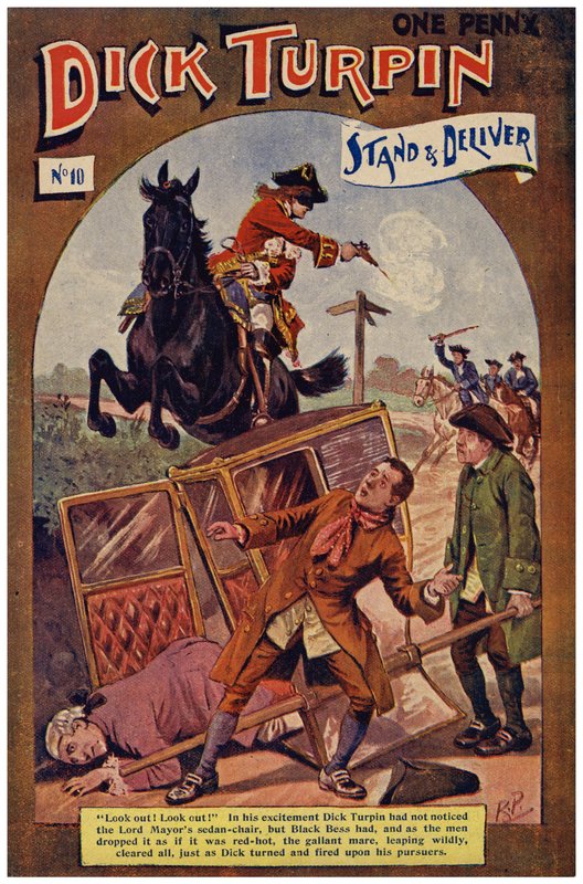 Dick Turpin (farge litho) av Robert Prowse Jnr