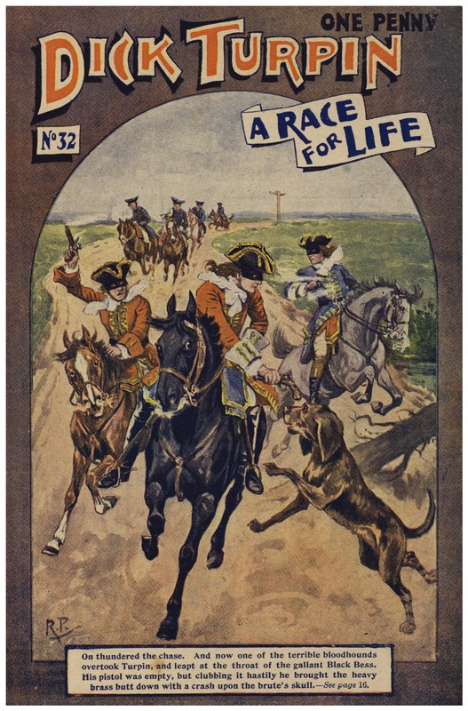 Dick Turpin (farge litho) av Robert Prowse Jnr
